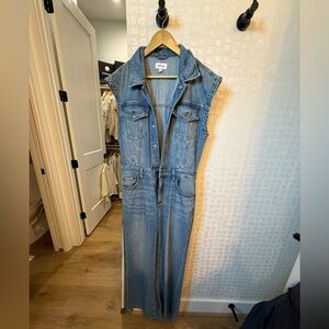 Pistola Blue Denim Sleeveless Jumpsuit